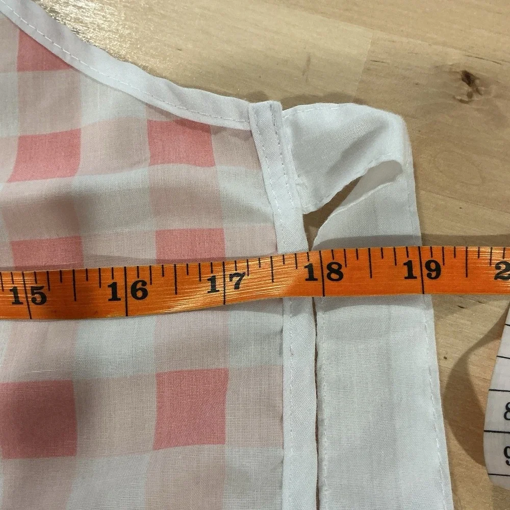 Kids Gingham Chefs Cooking Apron‎ Pink/White